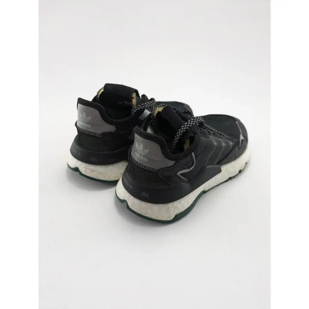 Womens Adidas Nite Jogger 3M Core Black‎ Athletic Running Shoes EE5914 Size 7